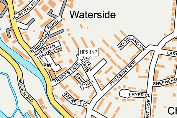 HP5 1NP map - OS OpenMap – Local (Ordnance Survey)