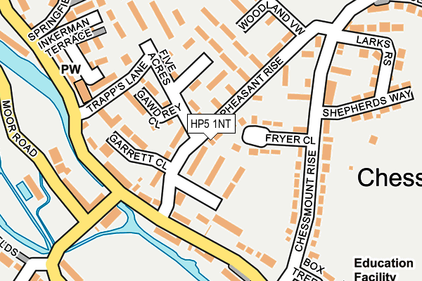 HP5 1NT map - OS OpenMap – Local (Ordnance Survey)