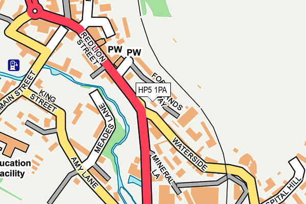 HP5 1PA map - OS OpenMap – Local (Ordnance Survey)