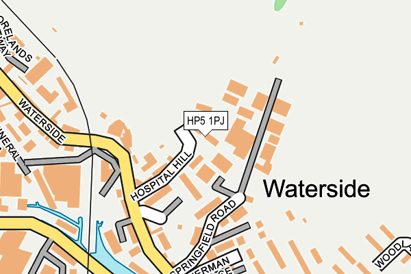 HP5 1PJ map - OS OpenMap – Local (Ordnance Survey)