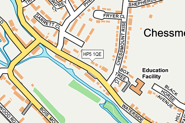 HP5 1QE map - OS OpenMap – Local (Ordnance Survey)