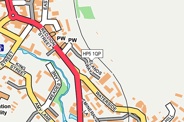 HP5 1QP map - OS OpenMap – Local (Ordnance Survey)