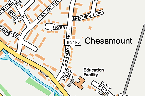 Map of CHESHAM DIAGNOSTICS LIMITED at local scale