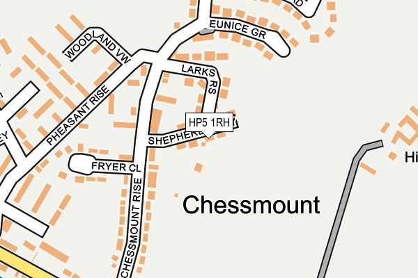 HP5 1RH map - OS OpenMap – Local (Ordnance Survey)