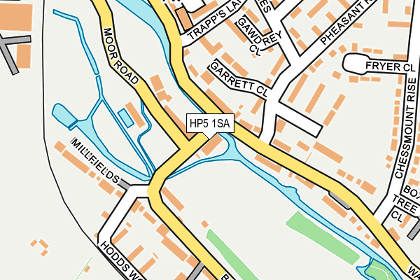 HP5 1SA map - OS OpenMap – Local (Ordnance Survey)