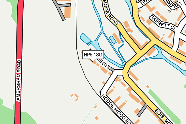 HP5 1SG map - OS OpenMap – Local (Ordnance Survey)