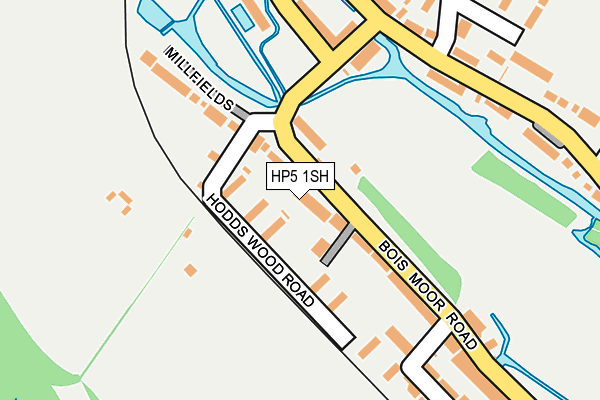 HP5 1SH map - OS OpenMap – Local (Ordnance Survey)