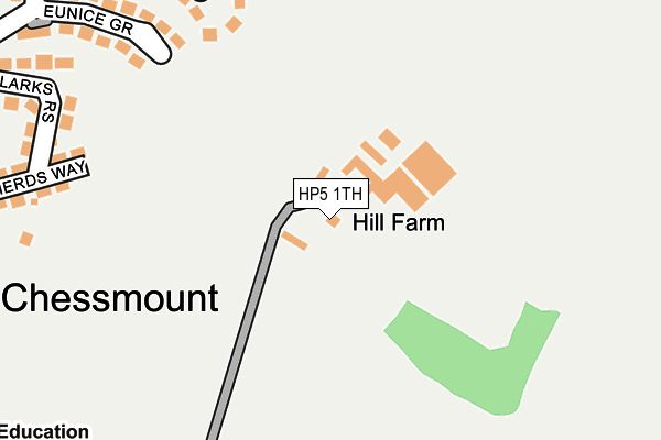 HP5 1TH map - OS OpenMap – Local (Ordnance Survey)