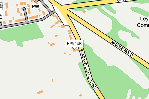 HP5 1UR map - OS OpenMap – Local (Ordnance Survey)