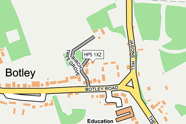 Map of CHESHAM SPORTS COMPANY LIMITED at local scale