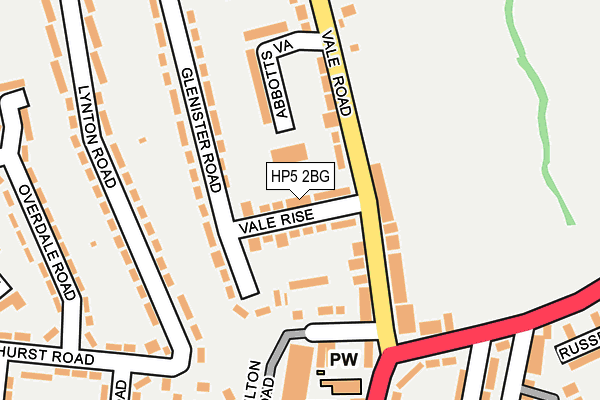 HP5 2BG map - OS OpenMap – Local (Ordnance Survey)