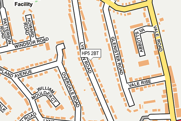 HP5 2BT map - OS OpenMap – Local (Ordnance Survey)
