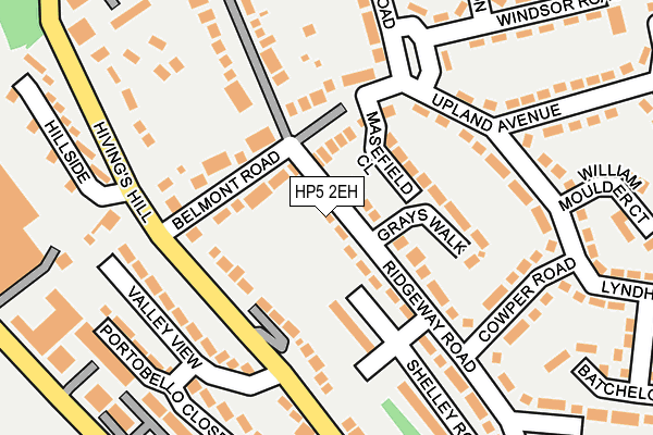 HP5 2EH map - OS OpenMap – Local (Ordnance Survey)