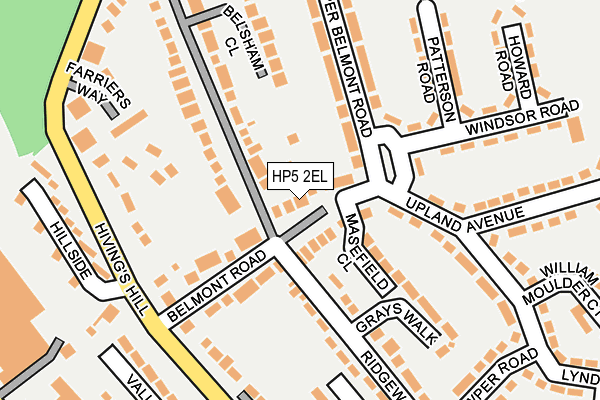 HP5 2EL map - OS OpenMap – Local (Ordnance Survey)