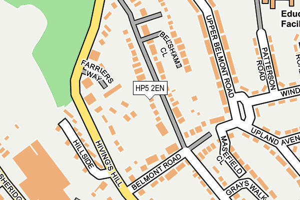 HP5 2EN map - OS OpenMap – Local (Ordnance Survey)