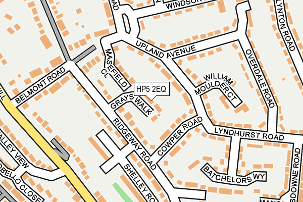HP5 2EQ map - OS OpenMap – Local (Ordnance Survey)