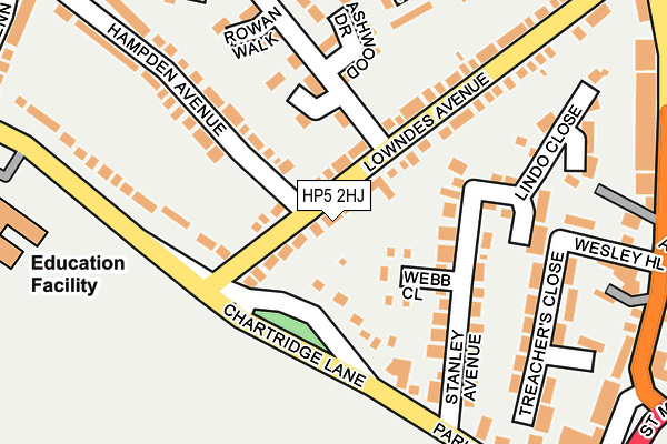 HP5 2HJ map - OS OpenMap – Local (Ordnance Survey)