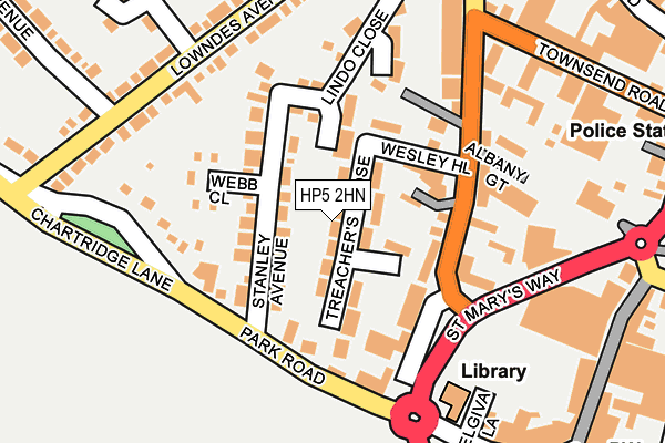 HP5 2HN map - OS OpenMap – Local (Ordnance Survey)