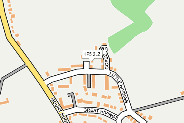 HP5 2LZ map - OS OpenMap – Local (Ordnance Survey)