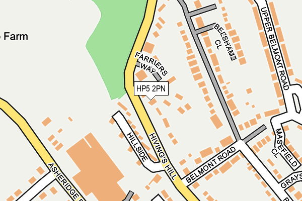 HP5 2PN map - OS OpenMap – Local (Ordnance Survey)