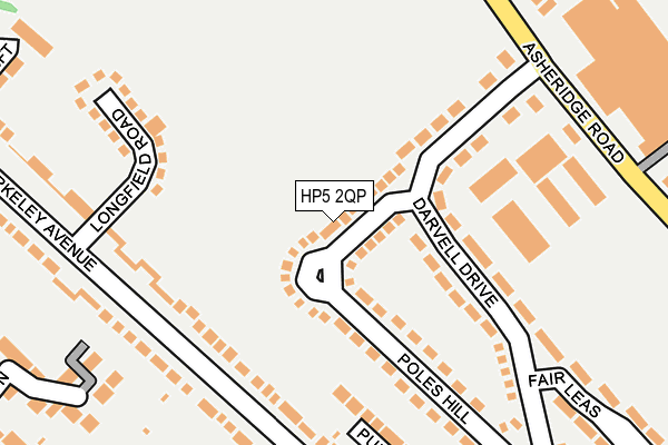 HP5 2QP map - OS OpenMap – Local (Ordnance Survey)