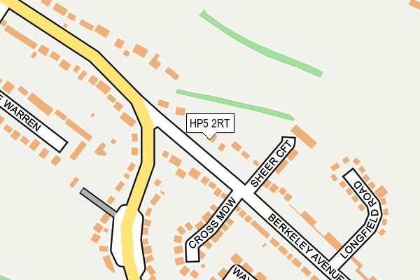 HP5 2RT map - OS OpenMap – Local (Ordnance Survey)