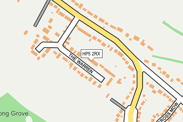 HP5 2RX map - OS OpenMap – Local (Ordnance Survey)