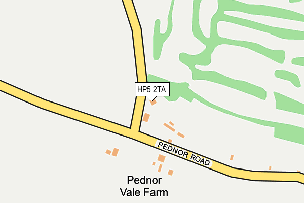 HP5 2TA map - OS OpenMap – Local (Ordnance Survey)