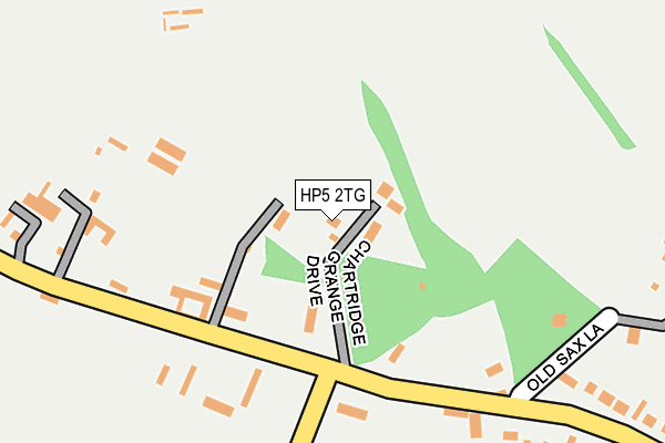 HP5 2TG map - OS OpenMap – Local (Ordnance Survey)