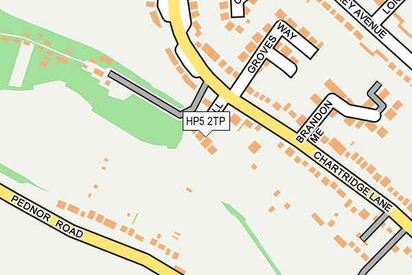 HP5 2TP map - OS OpenMap – Local (Ordnance Survey)