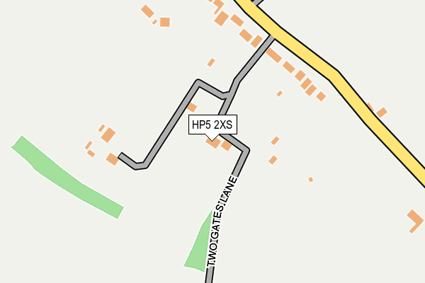 HP5 2XS map - OS OpenMap – Local (Ordnance Survey)