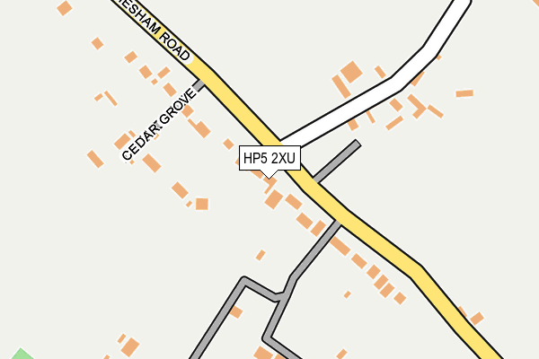 HP5 2XU map - OS OpenMap – Local (Ordnance Survey)