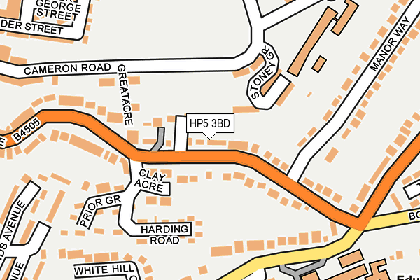 HP5 3BD map - OS OpenMap – Local (Ordnance Survey)