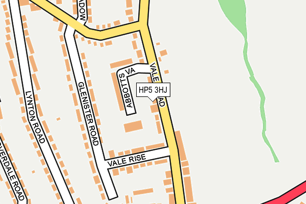 HP5 3HJ map - OS OpenMap – Local (Ordnance Survey)