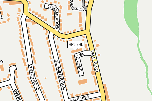 HP5 3HL map - OS OpenMap – Local (Ordnance Survey)