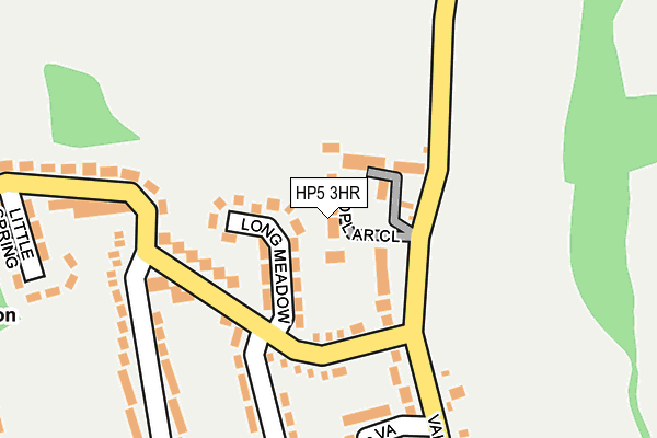 HP5 3HR map - OS OpenMap – Local (Ordnance Survey)