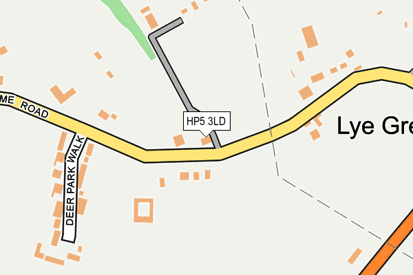 HP5 3LD map - OS OpenMap – Local (Ordnance Survey)