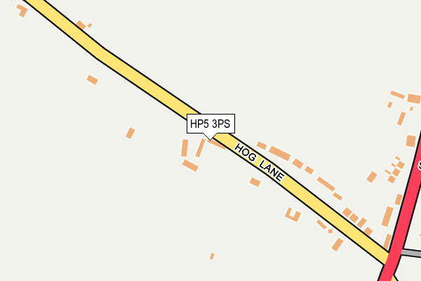 HP5 3PS map - OS OpenMap – Local (Ordnance Survey)