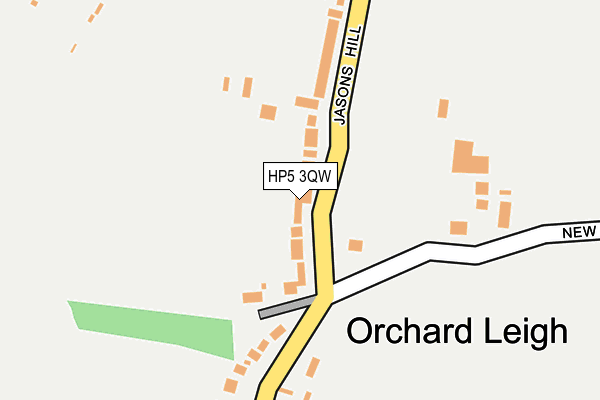 HP5 3QW map - OS OpenMap – Local (Ordnance Survey)
