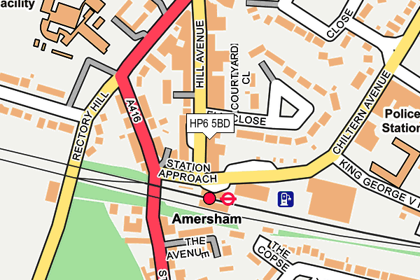 HP6 5BD map - OS OpenMap – Local (Ordnance Survey)