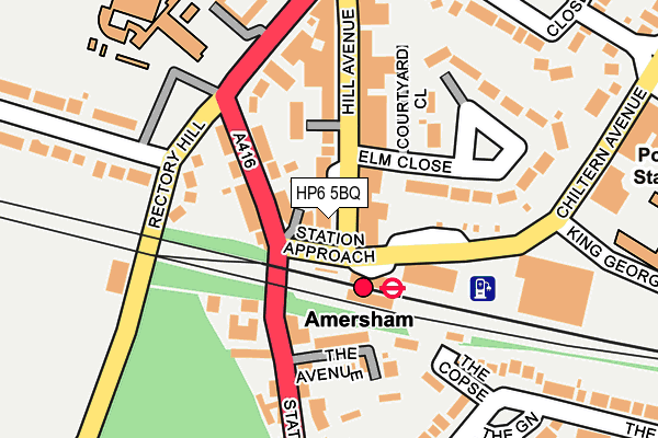 HP6 5BQ map - OS OpenMap – Local (Ordnance Survey)