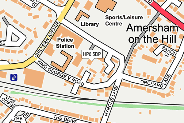 HP6 5DP map - OS OpenMap – Local (Ordnance Survey)