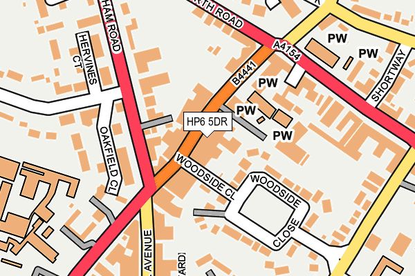 HP6 5DR map - OS OpenMap – Local (Ordnance Survey)