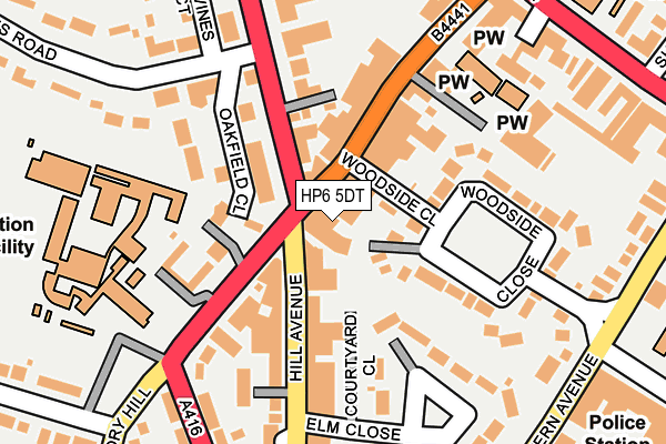 HP6 5DT map - OS OpenMap – Local (Ordnance Survey)