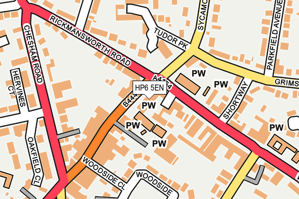 HP6 5EN map - OS OpenMap – Local (Ordnance Survey)