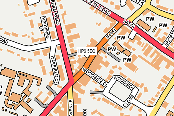 HP6 5EQ map - OS OpenMap – Local (Ordnance Survey)
