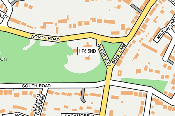 HP6 5ND map - OS OpenMap – Local (Ordnance Survey)