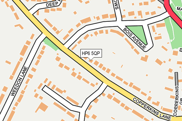 HP6 5QP map - OS OpenMap – Local (Ordnance Survey)