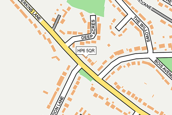 HP6 5QR map - OS OpenMap – Local (Ordnance Survey)