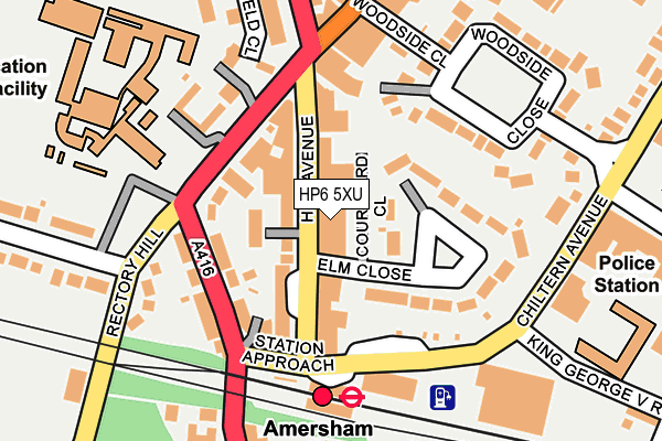 HP6 5XU map - OS OpenMap – Local (Ordnance Survey)